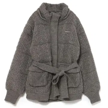 andmary Mary quilting knit shape jacket