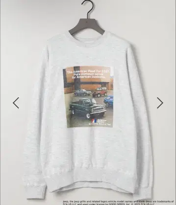 지나시스 eL Jeep 로고 맨투맨 그레이