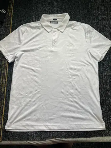 J.LINDEBERG 화이트 피케 셔츠 L