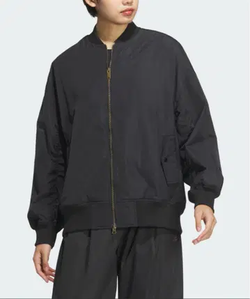 adidas/ 칼리지 루즈핏 봄버 자켓