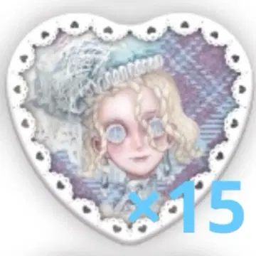 제5인격 레이디 파우로 sweet world story 캔뱃지 15개