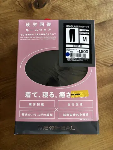 [ 블랙 M ] 워크맨 메디힐 리커버리 의류 새상품 팬츠