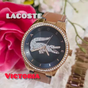 LACOSTE 라코스테 여성용 손목시계 빅토리아 크리스탈