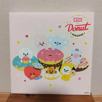 BT21 도넛 파라다이스 캔버스 아트