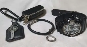 G-SHOCK GA-200BW 블랙 모델 기타 세트