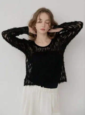 미사용 새상품 메종 드 돌체 tutu tops/black