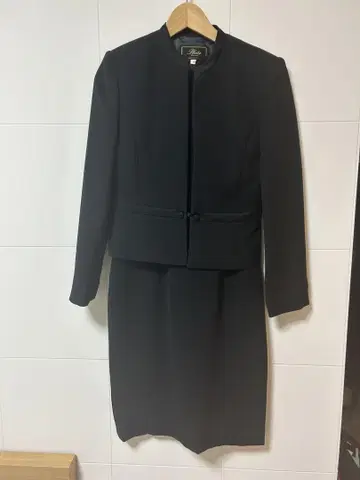 블랙 원피스 정장 상복