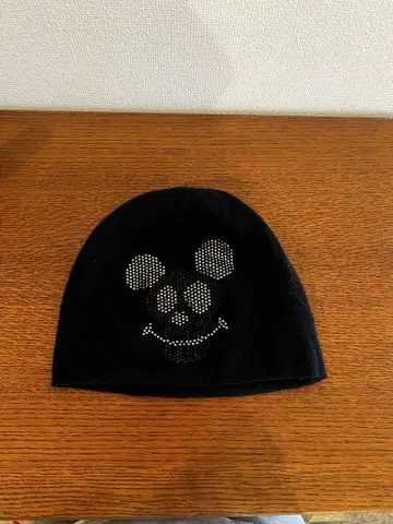 캐시미어 큐빅 니트 캡 비니