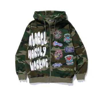 새상품 엑스라지 XLARGE LOGO SWEAT 맨투맨 카모플라쥬
