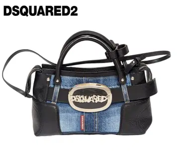 새상품 DSQUARED2 벨트백 데님 재구축 핸드백 2WAY