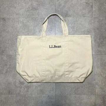 엘엘빈 그로서리 토트 아이보리 캔버스 백 고품질