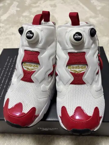 새상품 Reebok instapumpFury 화이트/레드 퓨리24
