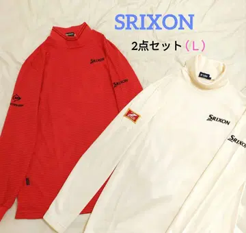 [ 새상품 미사용 ] SRIXON 하이넥 보더 터틀 플리스 2세트