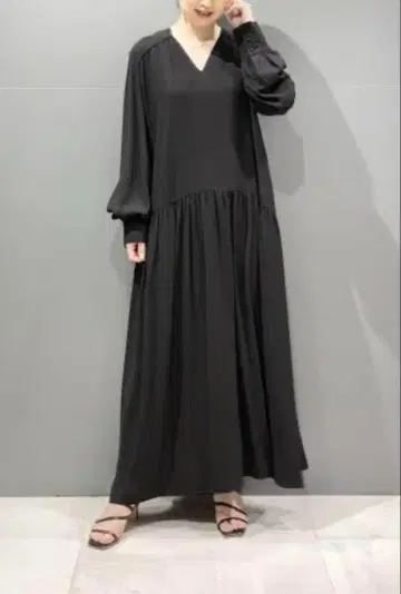 띠어리 럭스 Gardiner Canyon 맥시 원피스 루즈핏