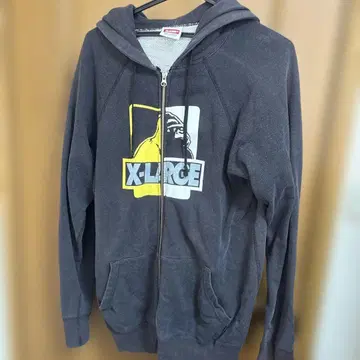 X-LARGE 그레이 후드티 사이즈 S