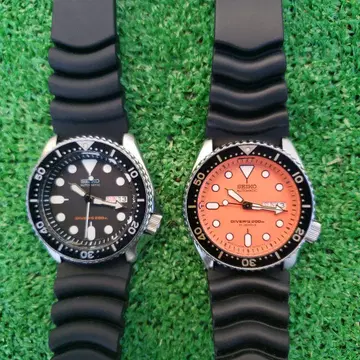 SEIKO 오렌지 보이, SEIKO 블랙 보이 자동 시계 2개 세트