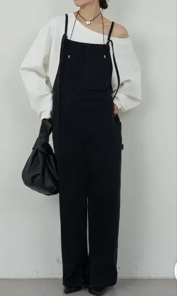 2025 GALLARDAGALANTE 블랙 데님 살로펫