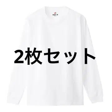 Hanes BEEFY-T 긴팔 2장 세트