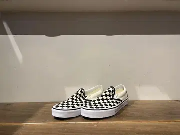 VANS 슬립온 체커 US 정품 새상품 빨간색 상자 25cm