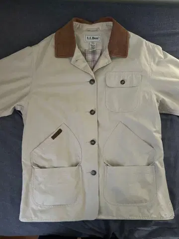 L.L.Bean 베이지 코튼 자켓