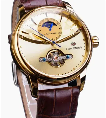 FOR SINNING 자동 시계 골드