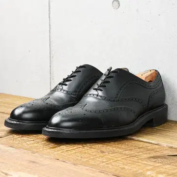 CHEANEY 윙팁 가죽 신발 블랙 30cm