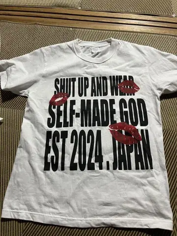 화이트 T셔츠 SELF-MADE GOD