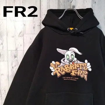 z17 [ 인기 L 사이즈 ] FR2 센터 빅 로고 후드티 최고 디자인