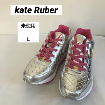 미사용*kate Ruber 다이어트 신발 실버 레그 헬스장 통굽 L