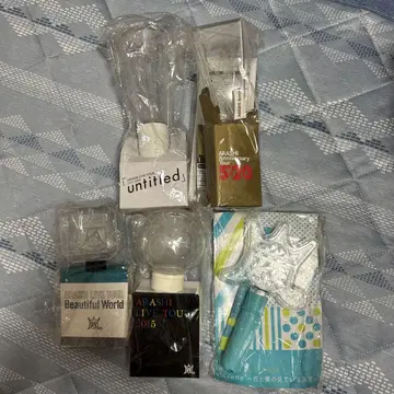 ARASHI LIVE TOUR 응원봉 5개 세트 및 기타