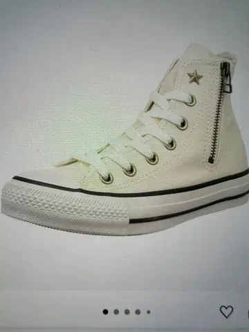 ALL STAR 화이트 하이컷 스니커즈