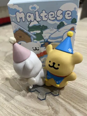 말티즈 피규어 세트