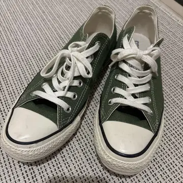 CONVERSE 올리브 그린 스니커즈 25cm