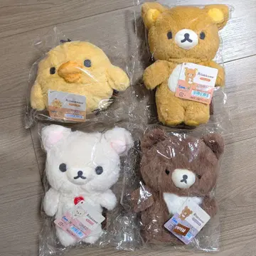 리락쿠마 멋진 집 봉제 인형 S 4세트