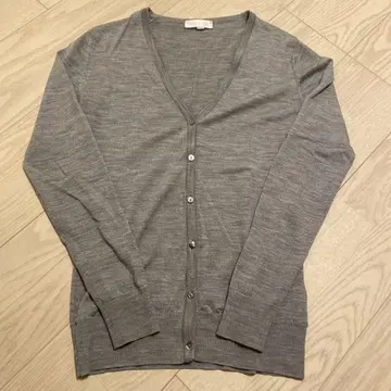 JOHN SMEDLEY (존스메들리) V넥 가디건 그레이