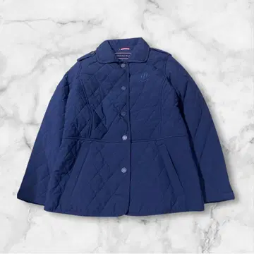 M857 TOMMY HILFIGER 네이비 퀼팅 다운 자켓