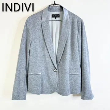 indivi 빅 사이즈 저리 원단 자켓