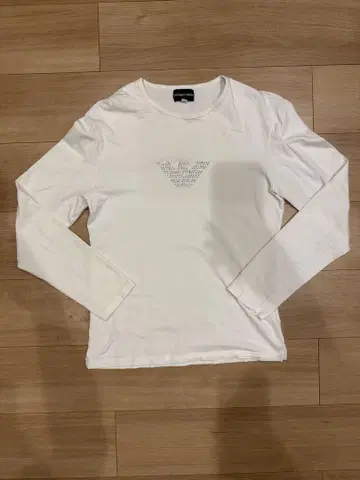 EMPORIO ARMANI 타이트 롱T y2k 갸루 이너 스톤 M