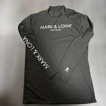 MARK & LONA 골프용 긴팔 셔츠 사이즈 48 블랙