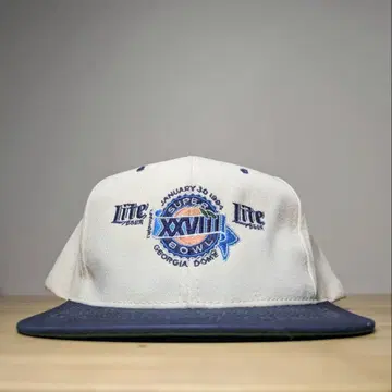 90s 데드스탁 SUPER BOWL / Lite 수베니어 캡 미색