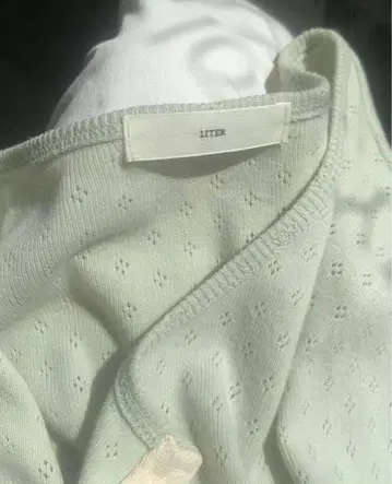 LITER 한국 baby button cardigan