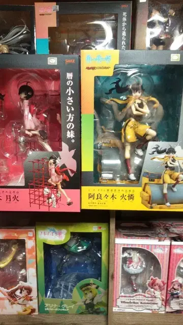 바케모노가타리 모노가타리 시리즈 피규어 (츠키히 & 카렌) 증정품 포함