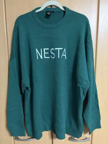 NESTA BRAND 네스타브랜드 드롭 숄더 크루넥 스웨터