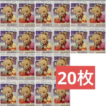 원신 팝업 테쿠테쿠 모험 시리즈 미니 포토 카드 요이미야 20장