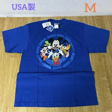 B328 USA제 도쿄 디즈니랜드 빈티지 반팔 T 미키 M