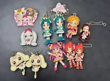 프리큐어 가챠가챠 키체인 11개 세트