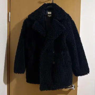 보아 자켓 블랙 더블 브레스트