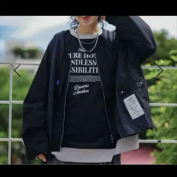 니코앤드 밀리 리메이크 자켓 블랙 Misayo be with m
