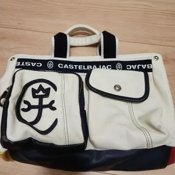 CASTELBAJAC 숄더백 화이트/블랙