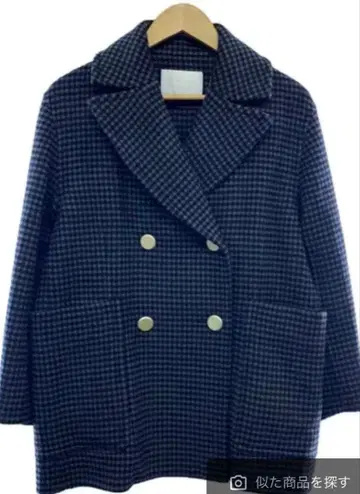 Ballsey 네이비 더블 브레스트 피코트